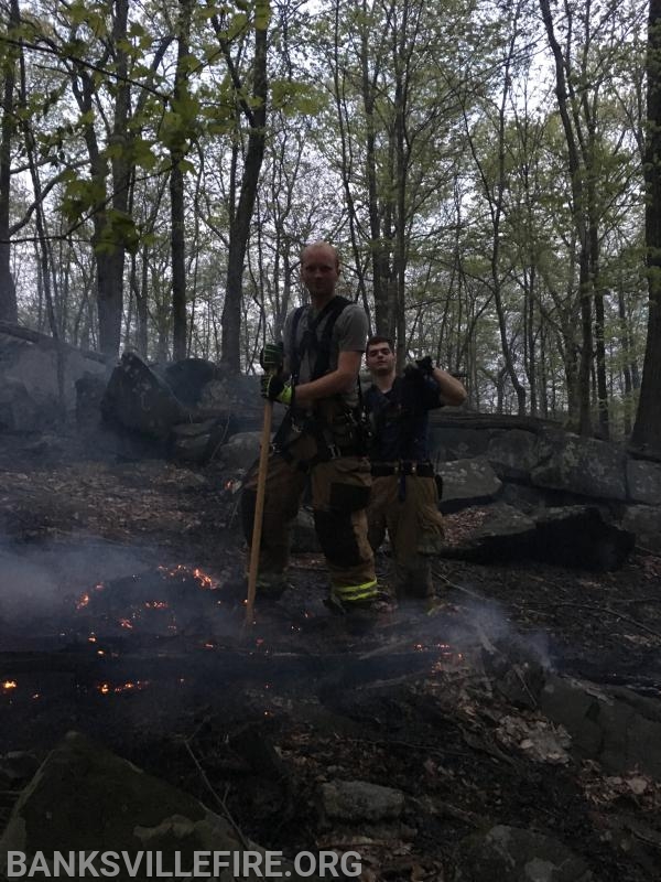 Mutual Aid brush Fire in Armonk, May 2018